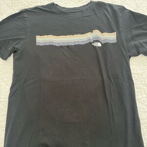 North Face Shirt Mens Small Short Sleeve Crew Neck Lightweight Black